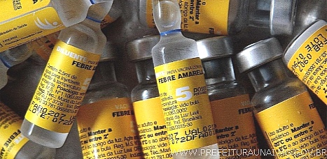 Febre amarela:  77% da população unaiense está vacinada