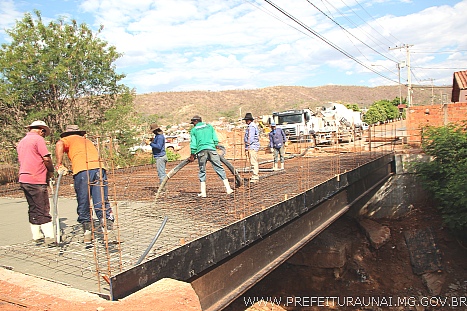 Ponte da rua Dulce Torres:  obra entra na última etapa