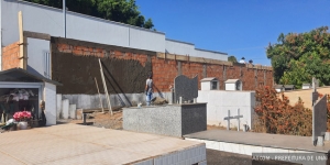 Cemitério “novo” passa por obras para adequação do IML e para abrigar o escritório de cemitérios
