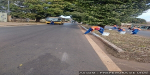 PMU promove ação de limpeza urbana em Garapuava e Chapadinha 