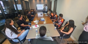 PMU recebe técnicos da PCH Unaí Baixo para apresentações e alinhamento preventivo 