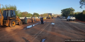 Ponte de acesso ao Riviera totalmente interditada para conclusão de obras 
