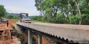PMU entrega ponte de concreto armado e estrutura metálica na região do Pico