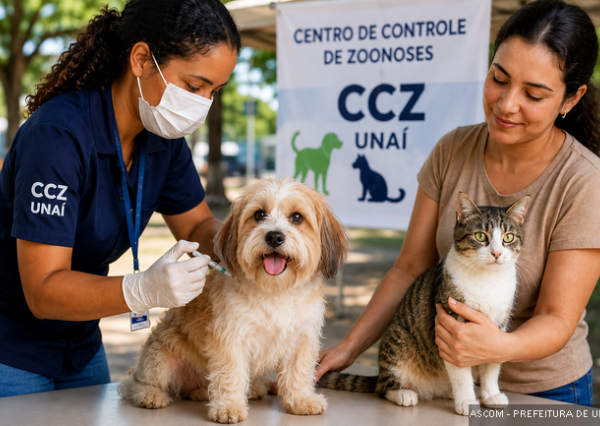 Vacinação de cães e gatos na cidade começa dia 27/8