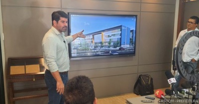 Prefeito reúne vereadores e imprensa para falar das obras do Hospital Regional, da duplicação da MG-188 e do anel viário de Unaí