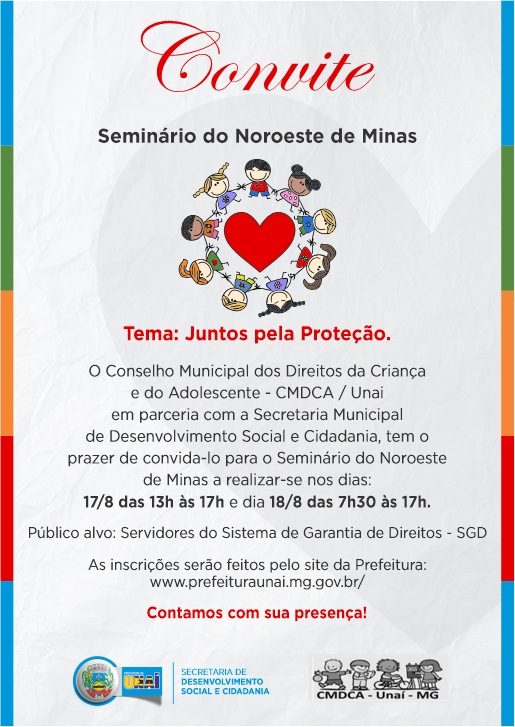 Seminário do Noroeste de Minas juntos pela proteção