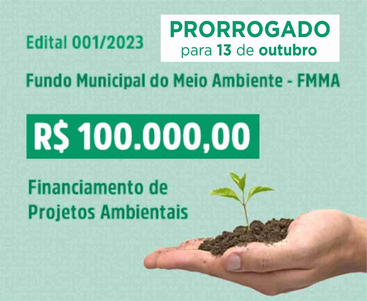 edital prorrogado banner