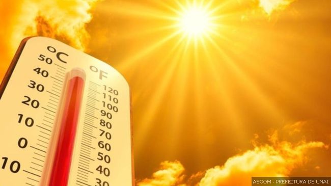 Ondas de calor extremo – Unaíenses precisam ter muito cuidado com a saúde, porque Unaí está entre os municípios mais quentes do Brasil