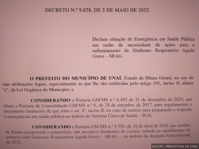 sindrome-respiratoria-unai-decreta-situacao-de-emergencia-em-saude-publica