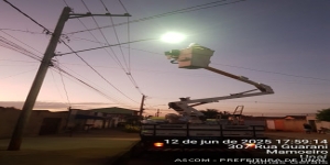 LED já está em mais da metade dos pontos de iluminação pública em Unaí 