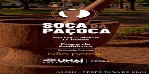 Praça da Prefeitura recebe o Soca da Paçoca nesta sexta-feira (18/9) 