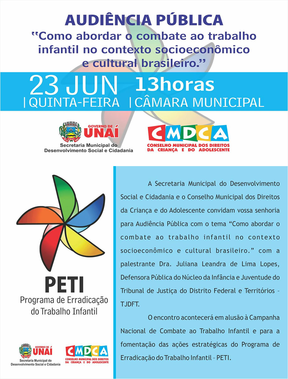 trabalho infantil audiencia