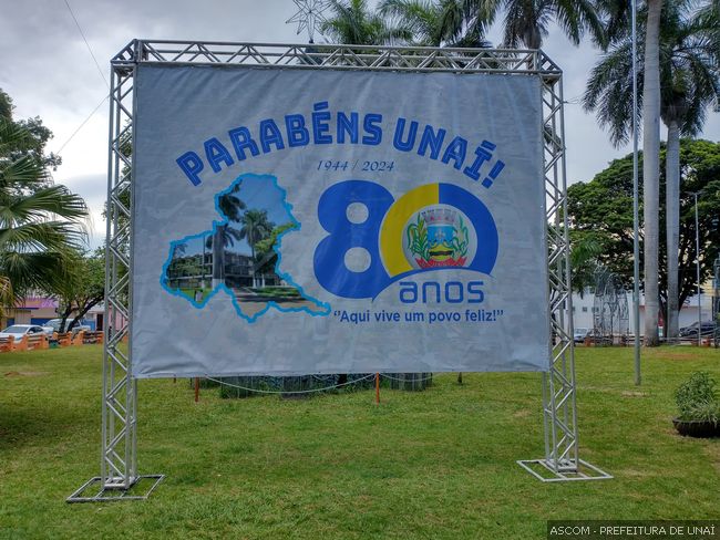 Aniversário de 80 anos de Unaí – atividades para todas as idades, com muita alegria